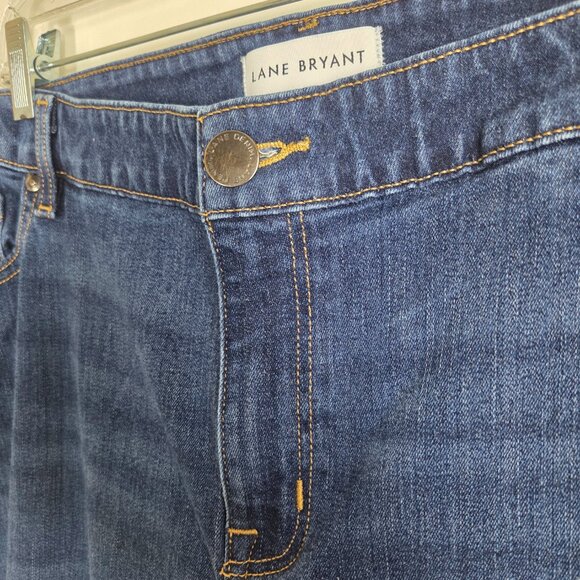 Lane Bryant Dark Wash Wide Leg Jeans - Picture 4 of 12